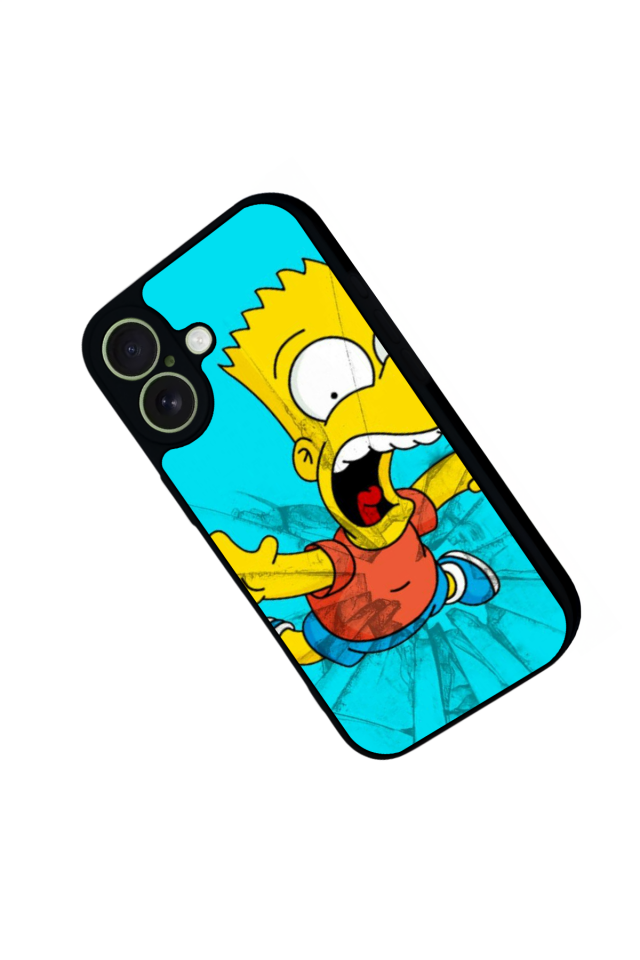 iPhone 17 Uyumlu The Simpsons Tasarımlı Glossy Premium Kılıf