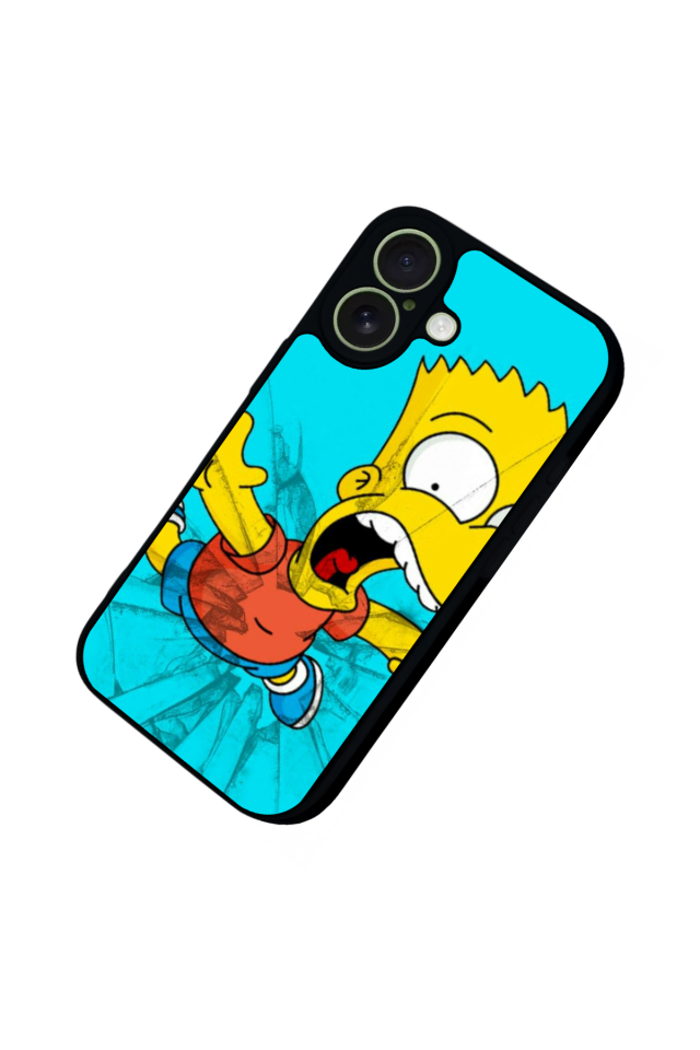 iPhone 17 Uyumlu The Simpsons Tasarımlı Glossy Premium Kılıf