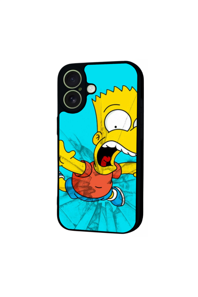 iPhone 17 Uyumlu The Simpsons Tasarımlı Glossy Premium Kılıf