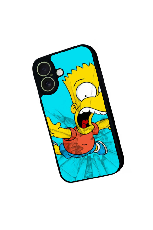 iPhone 17 Uyumlu The Simpsons Tasarımlı Glossy Premium Kılıf