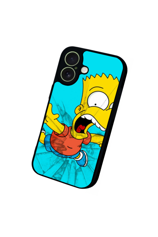 iPhone 17 Uyumlu The Simpsons Tasarımlı Glossy Premium Kılıf
