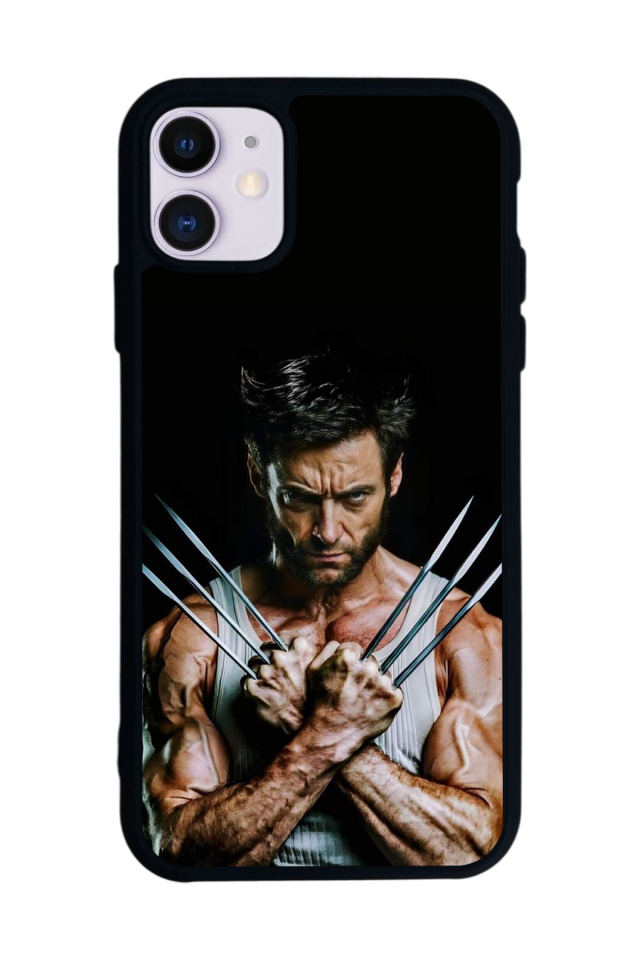 iPhone 11 Uyumlu Wolverine Tasarımlı Glossy Premium Kılıf