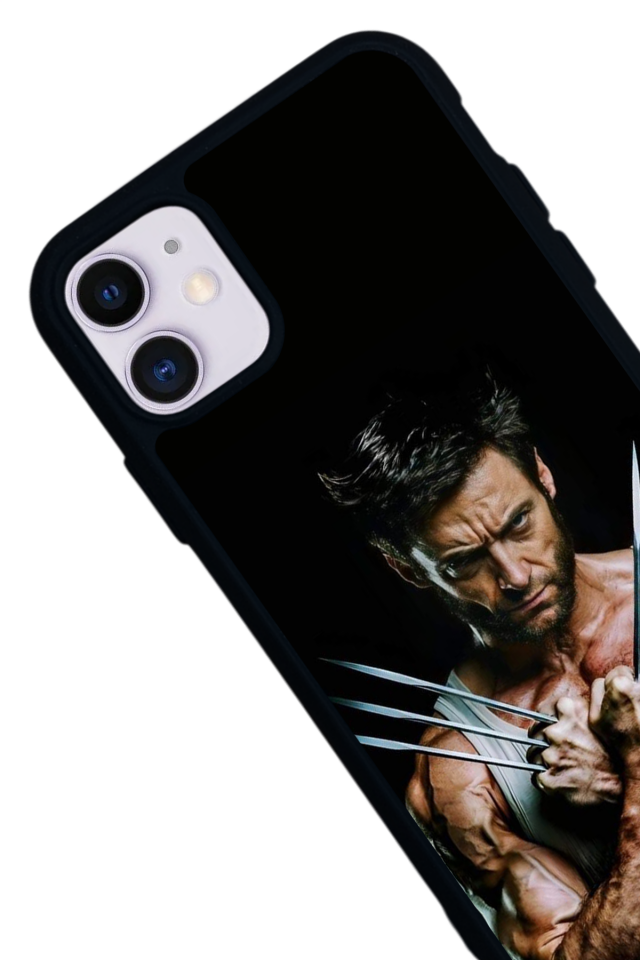 iPhone 11 Uyumlu Wolverine Tasarımlı Glossy Premium Kılıf