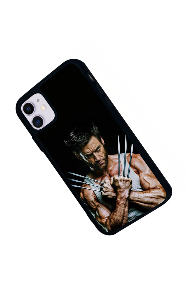 iPhone 11 Uyumlu Wolverine Tasarımlı Glossy Premium Kılıf