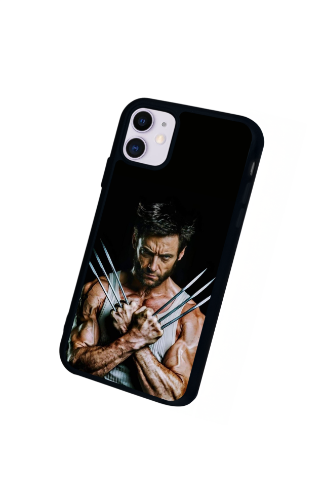 iPhone 11 Uyumlu Wolverine Tasarımlı Glossy Premium Kılıf