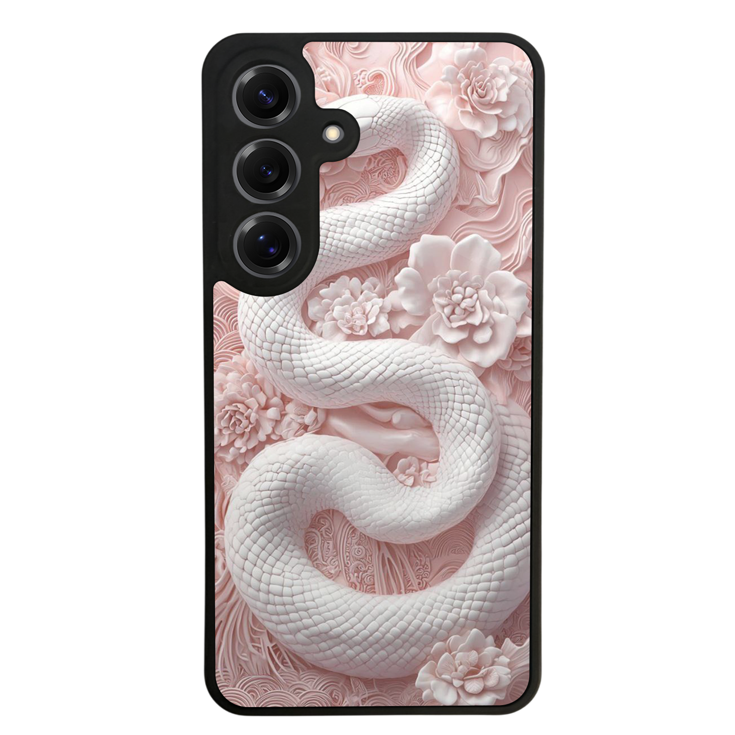 Samsung Galaxy S25 Uyumlu Yılan Tasarımlı Glossy Premium Kılıf