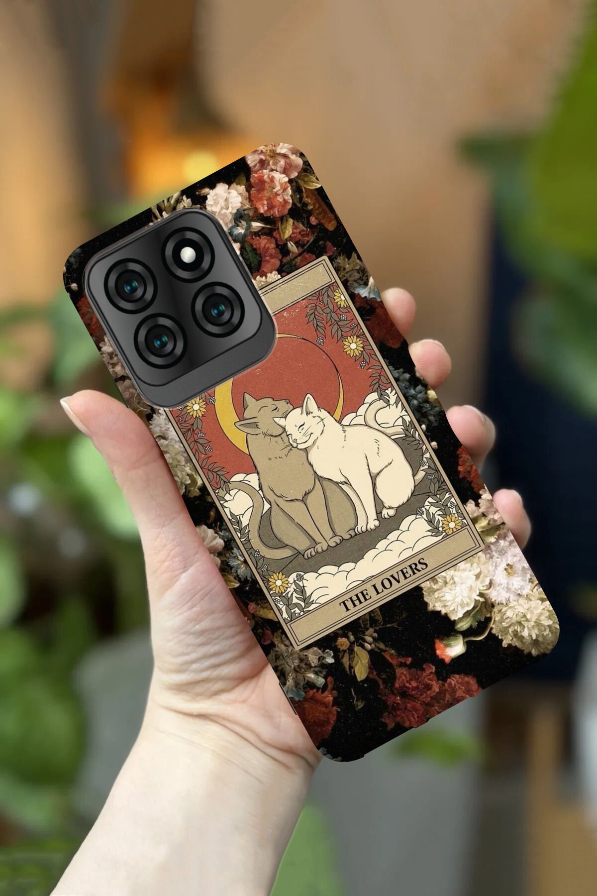 Reeder S71 Uyumlu Kamera Korumalı Kedi Desenli HD Baskılı Silikon Kılıf