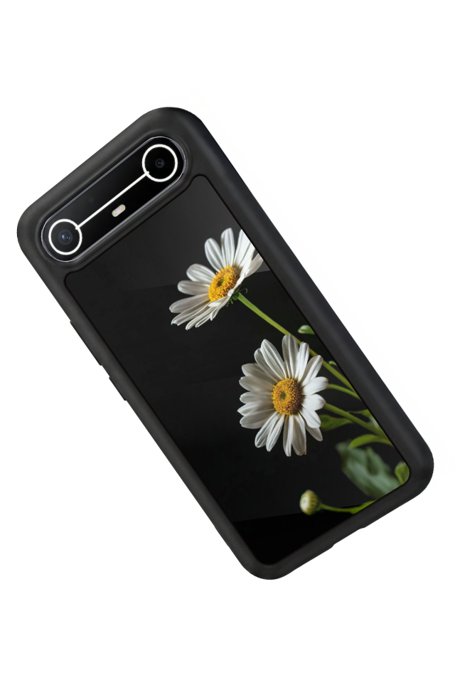 Tecno Spark Slim 5G Uyumlu Cicek Tasarımlı Glossy Premium Kılıf