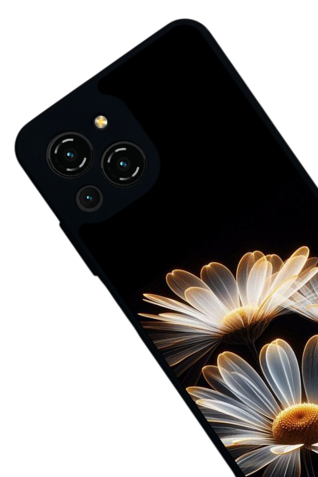 Reeder S23 Pro Max Uyumlu Cicek Tasarımlı Glossy Premium Kılıf