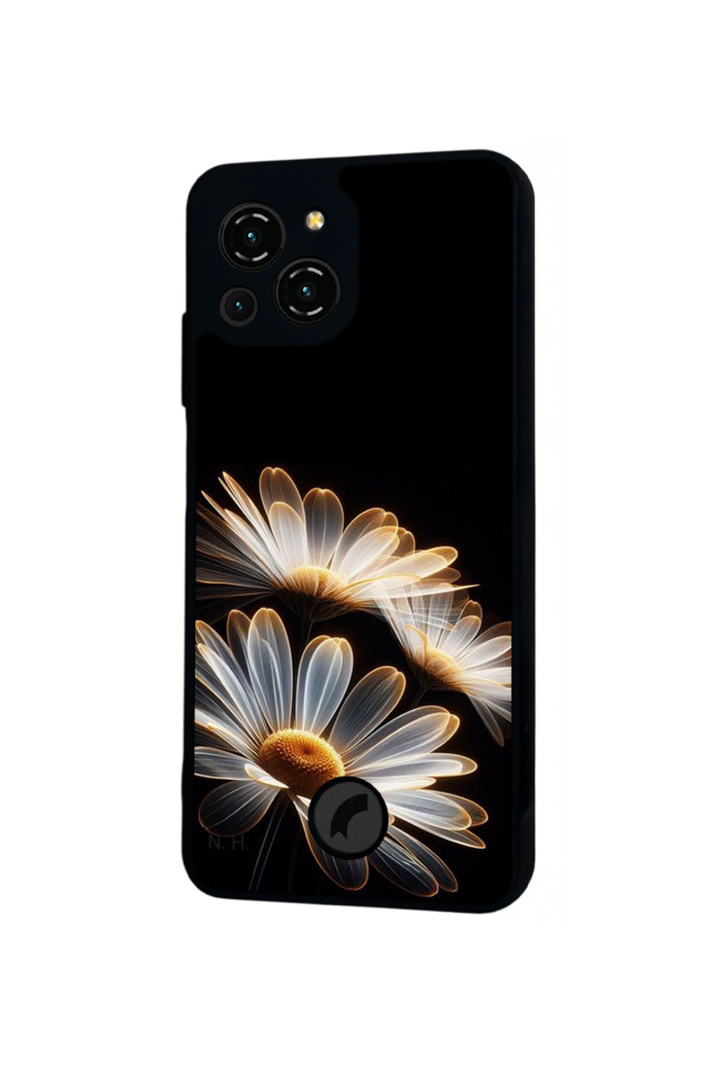 Reeder S23 Pro Max Uyumlu Cicek Tasarımlı Glossy Premium Kılıf