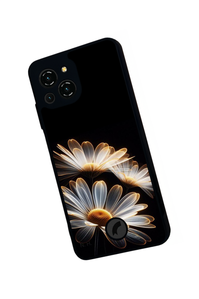 Reeder S23 Pro Max Uyumlu Cicek Tasarımlı Glossy Premium Kılıf