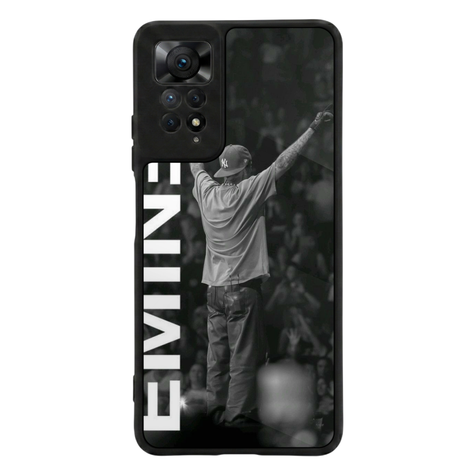 Xiaomi Redmi Note 12 Pro Uyumlu Eminem Tasarımlı Glossy Premium Kılıf