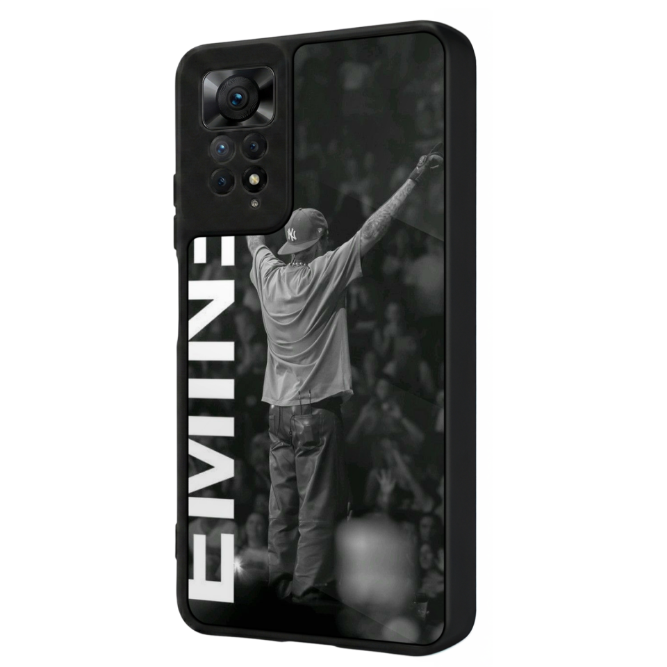 Xiaomi Redmi Note 12 Pro Uyumlu Eminem Tasarımlı Glossy Premium Kılıf