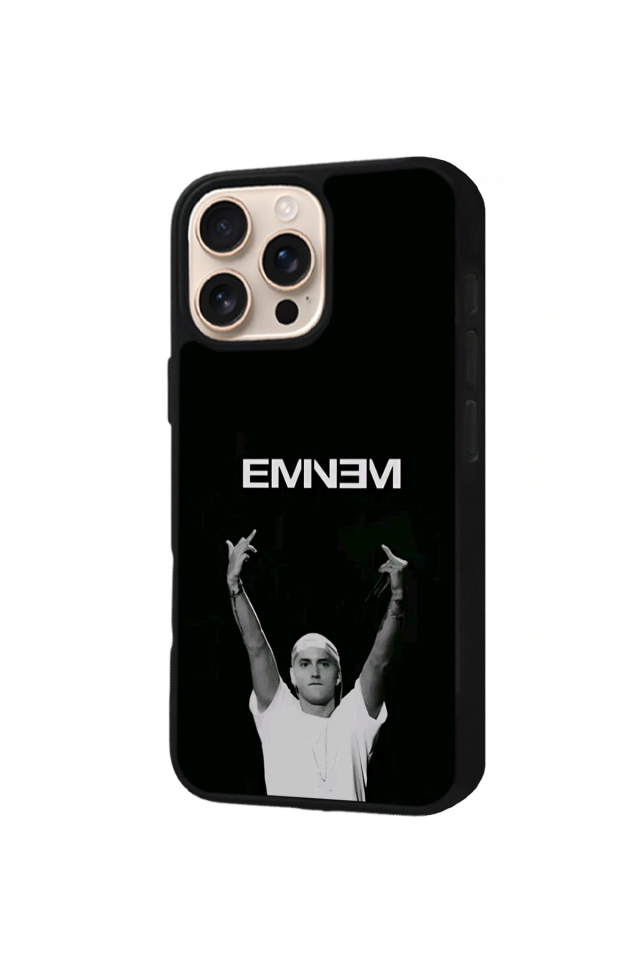 iPhone 14 Pro Uyumlu Eminem Tasarımlı Glossy Premium Kılıf
