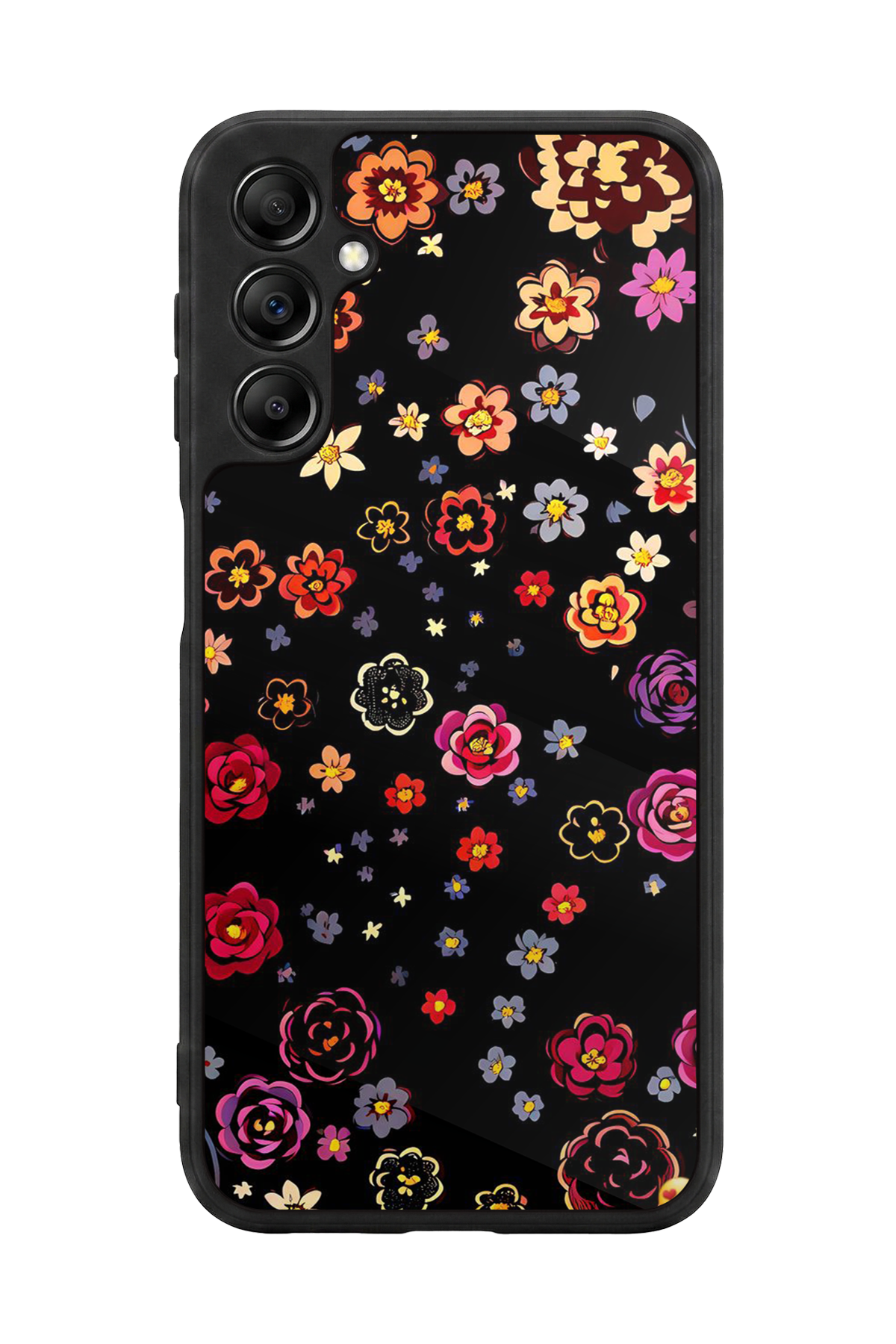 Samsung Galaxy A14 Uyumlu Floral Tasarımlı Glossy Premium Kılıf