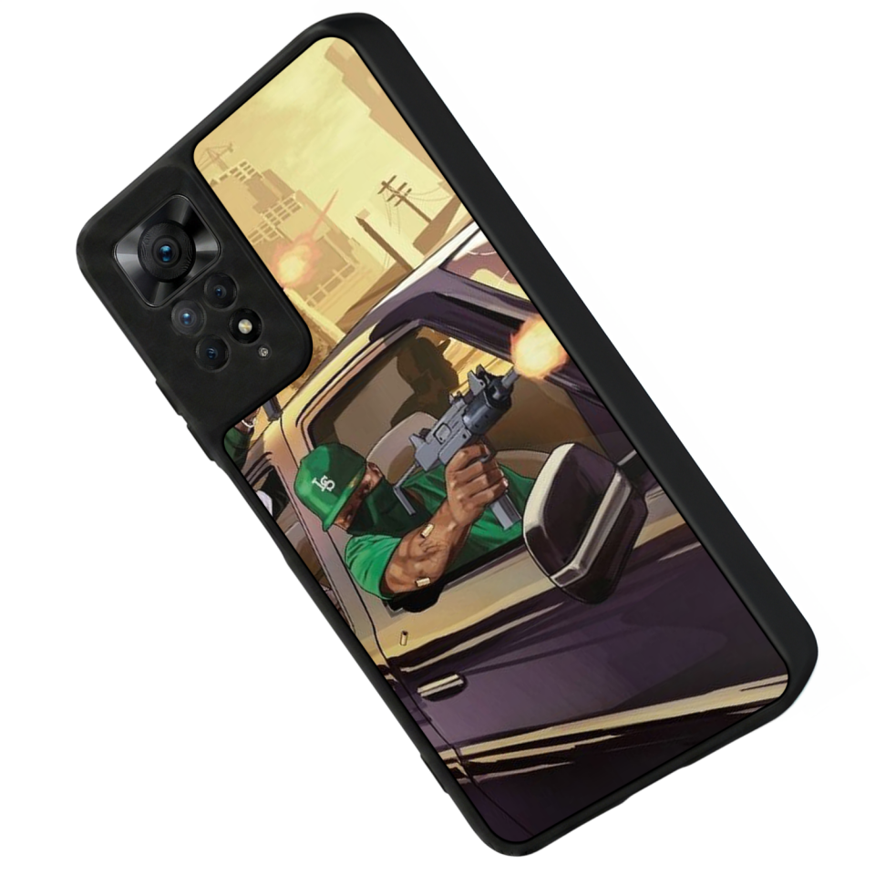 Xiaomi Redmi Note 11 Pro Uyumlu GTA Tasarımlı Glossy Premium Kılıf