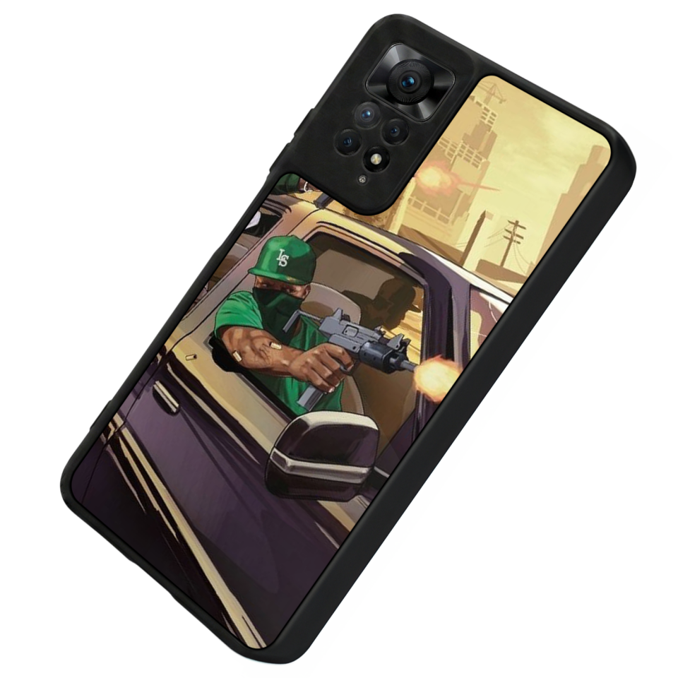 Xiaomi Redmi Note 11 Pro Uyumlu GTA Tasarımlı Glossy Premium Kılıf