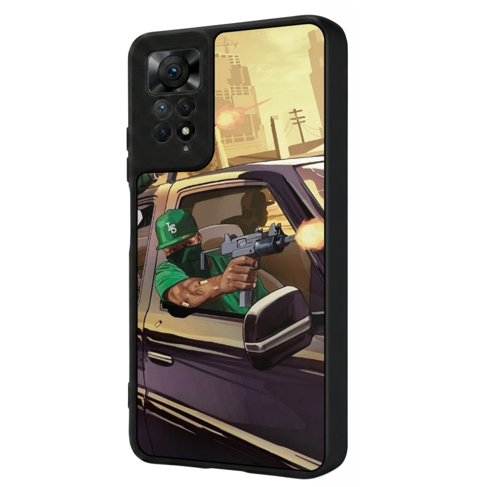 Xiaomi Redmi Note 11 Pro Uyumlu GTA Tasarımlı Glossy Premium Kılıf