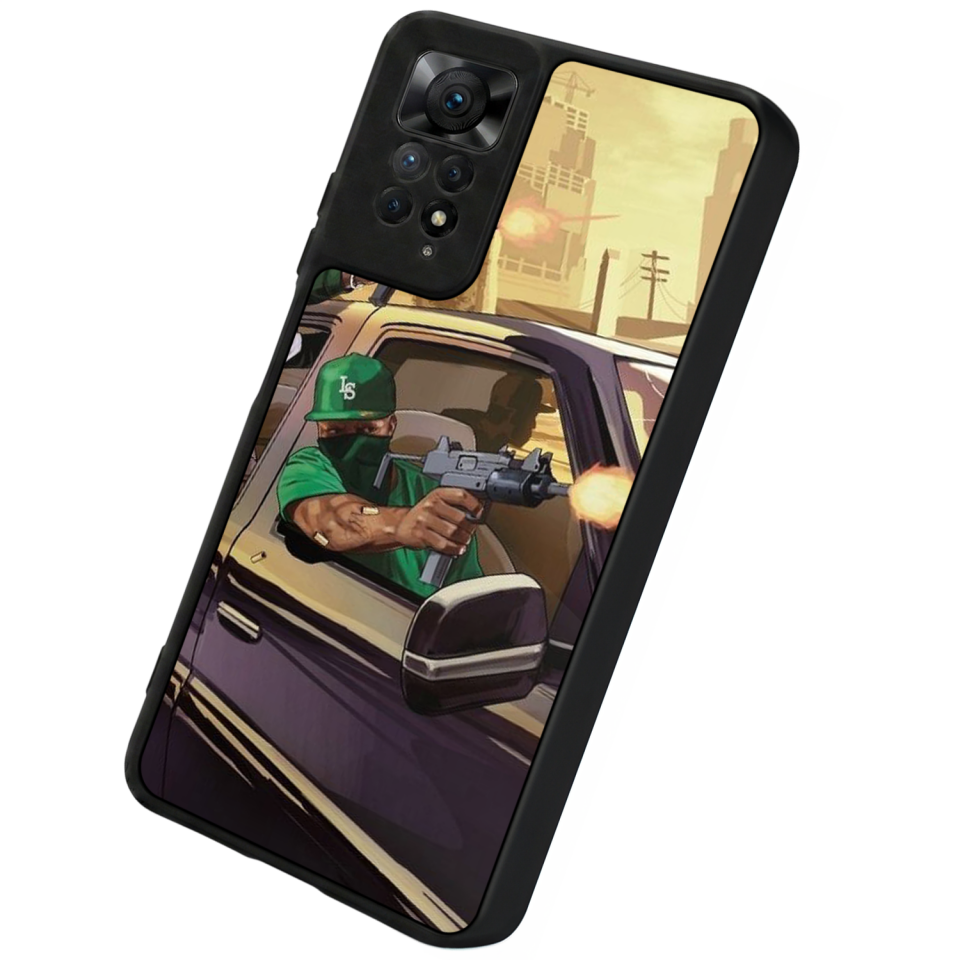 Xiaomi Redmi Note 11 Pro Uyumlu GTA Tasarımlı Glossy Premium Kılıf