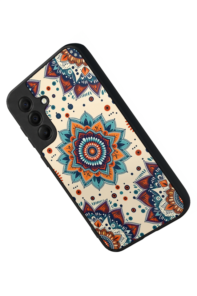 Samsung Galaxy A17 Uyumlu Mandaal Tasarımlı Glossy Premium Kılıf