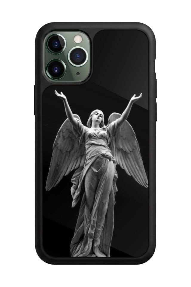 iPhone 11 Pro Max Uyumlu Melek Tasarımlı Glossy Premium Kılıf