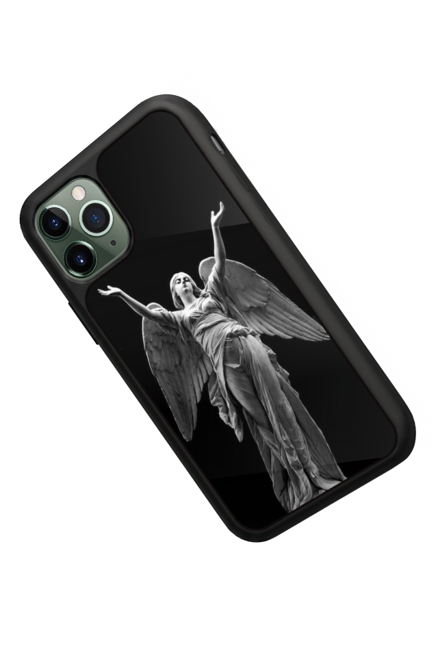 iPhone 11 Pro Max Uyumlu Melek Tasarımlı Glossy Premium Kılıf