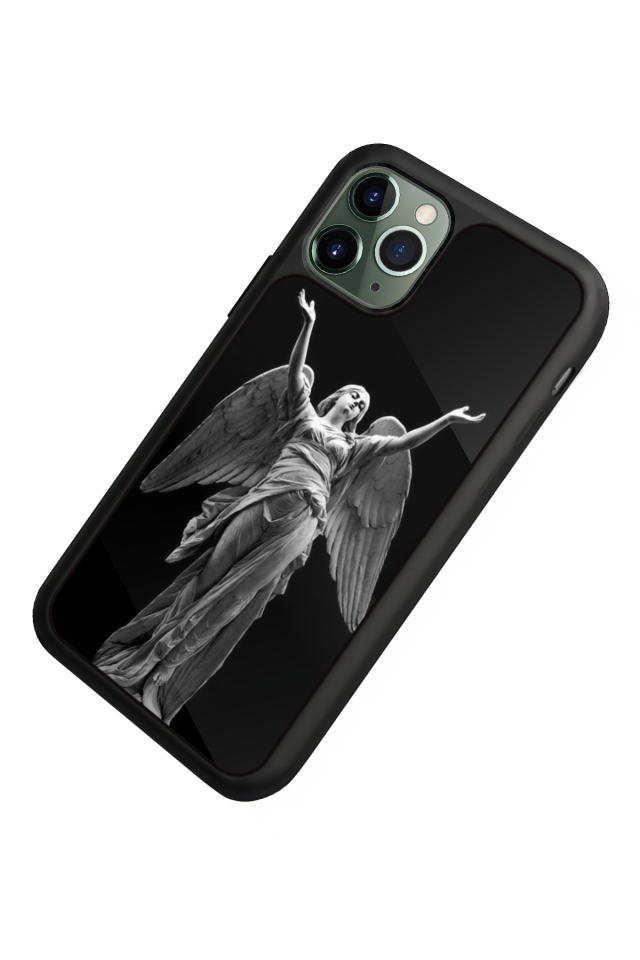 iPhone 11 Pro Max Uyumlu Melek Tasarımlı Glossy Premium Kılıf