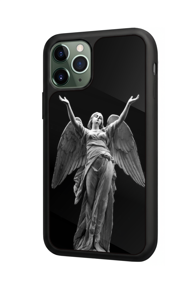 iPhone 11 Pro Max Uyumlu Melek Tasarımlı Glossy Premium Kılıf