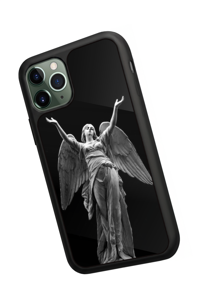 iPhone 11 Pro Max Uyumlu Melek Tasarımlı Glossy Premium Kılıf