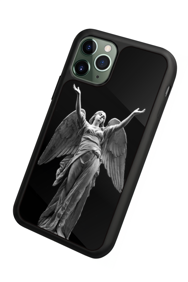 iPhone 11 Pro Max Uyumlu Melek Tasarımlı Glossy Premium Kılıf