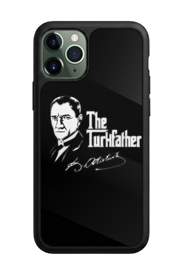 iPhone 11 Pro Uyumlu Mustafa Kemal Ataturk Tasarımlı Glossy Premium Kılıf
