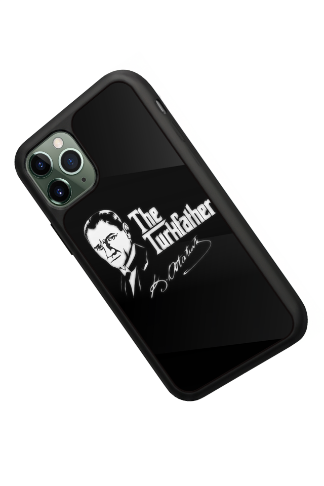 iPhone 11 Pro Uyumlu Mustafa Kemal Ataturk Tasarımlı Glossy Premium Kılıf