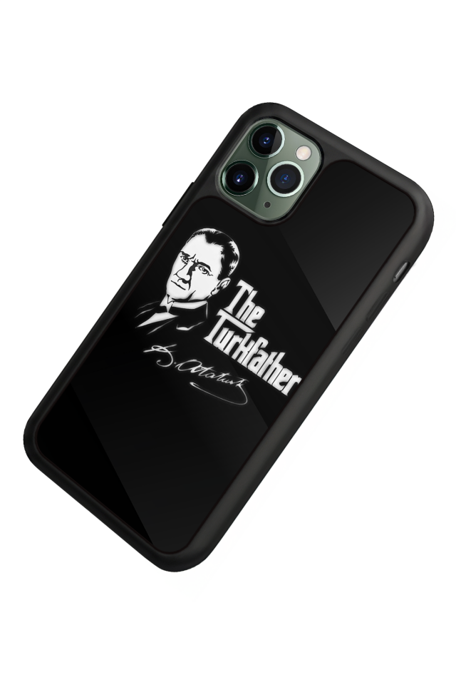iPhone 11 Pro Uyumlu Mustafa Kemal Ataturk Tasarımlı Glossy Premium Kılıf