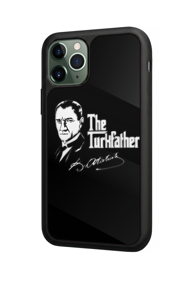iPhone 11 Pro Uyumlu Mustafa Kemal Ataturk Tasarımlı Glossy Premium Kılıf