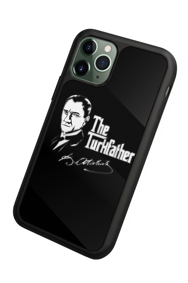 iPhone 11 Pro Uyumlu Mustafa Kemal Ataturk Tasarımlı Glossy Premium Kılıf