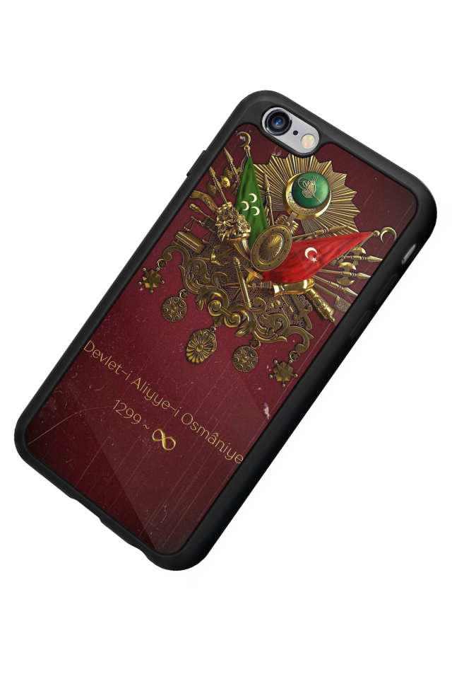 iPhone 6s Plus Uyumlu Osmanli Tugrasi Tasarımlı Glossy Premium Kılıf