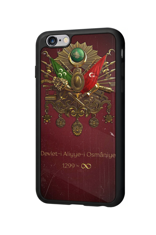 iPhone 6s Plus Uyumlu Osmanli Tugrasi Tasarımlı Glossy Premium Kılıf