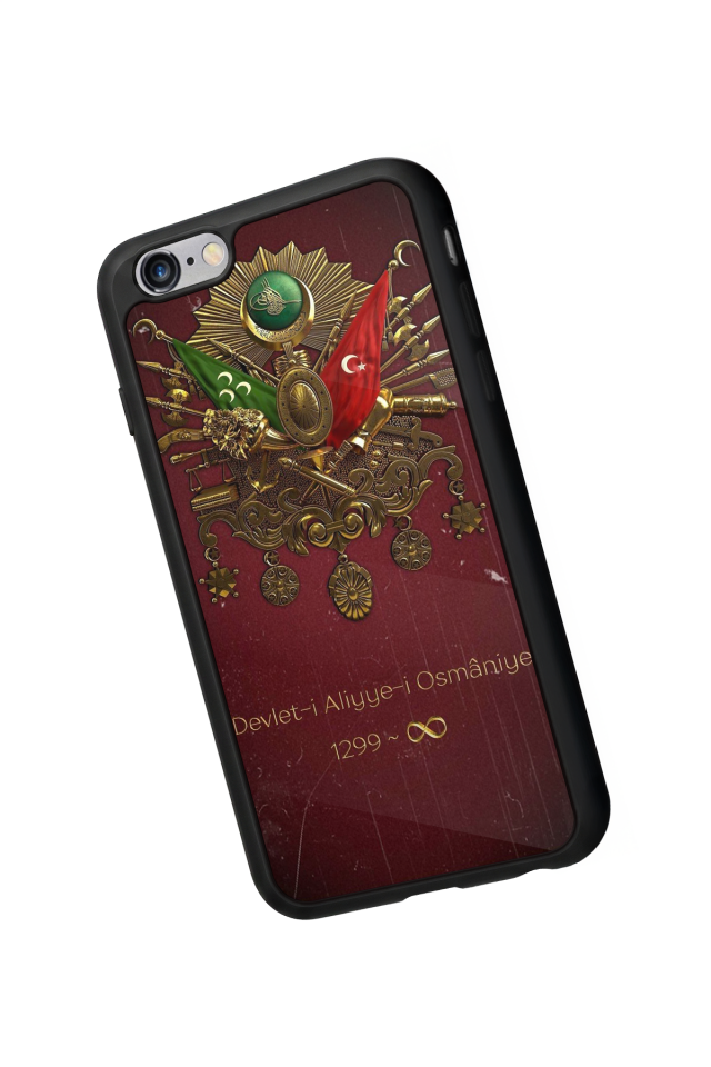 iPhone 6s Plus Uyumlu Osmanli Tugrasi Tasarımlı Glossy Premium Kılıf