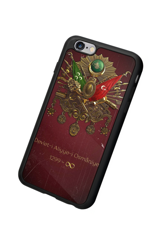 iPhone 6s Plus Uyumlu Osmanli Tugrasi Tasarımlı Glossy Premium Kılıf