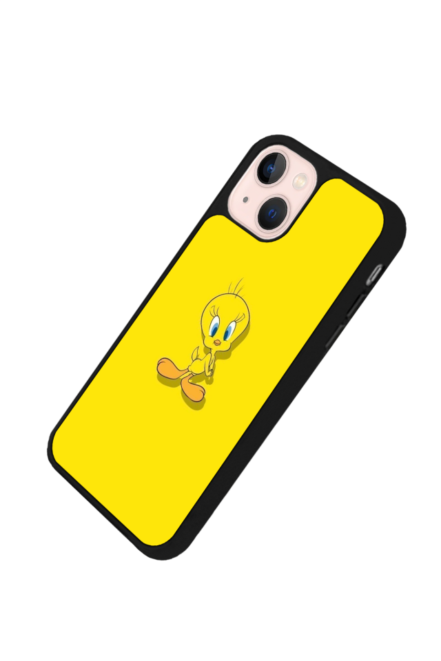iPhone 15 Uyumlu Tweety Tasarımlı Glossy Premium Kılıf