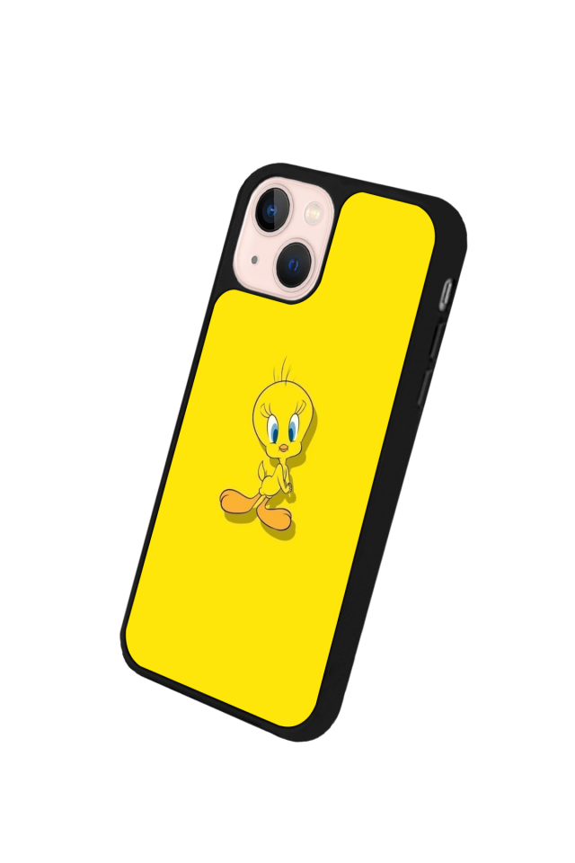 iPhone 15 Uyumlu Tweety Tasarımlı Glossy Premium Kılıf