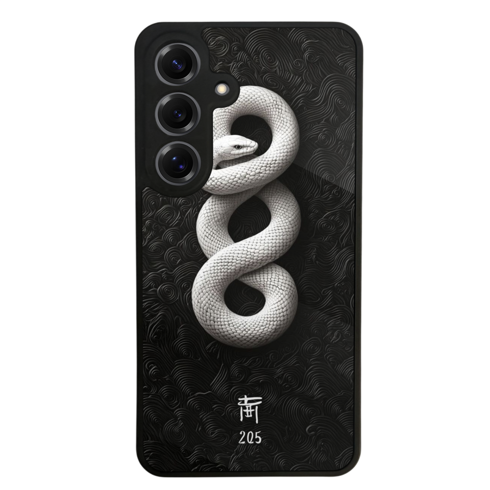 Samsung Galaxy S25 Uyumlu Yılan Tasarımlı Glossy Premium Kılıf