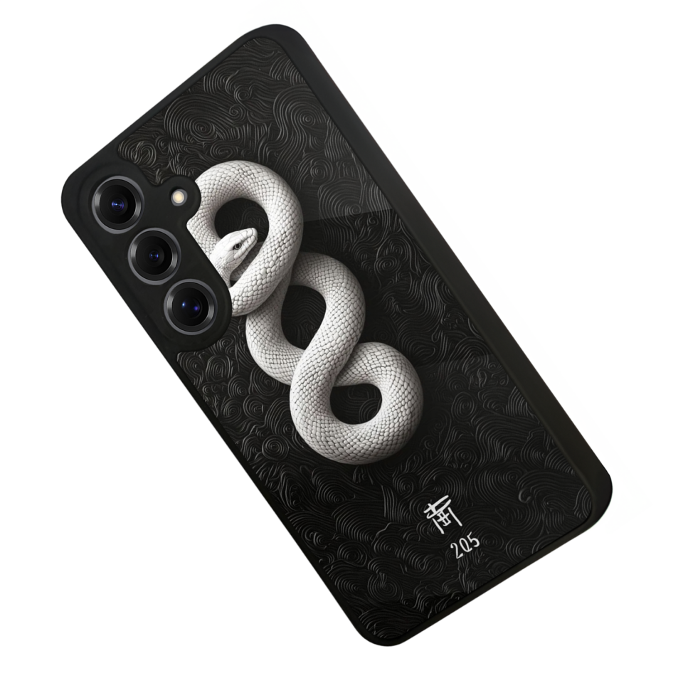 Samsung Galaxy S25 Uyumlu Yılan Tasarımlı Glossy Premium Kılıf