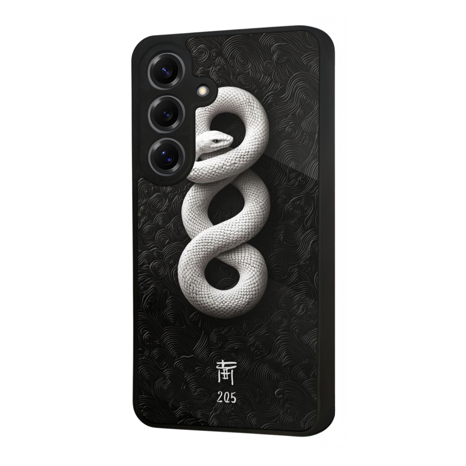 Samsung Galaxy S25 Uyumlu Yılan Tasarımlı Glossy Premium Kılıf