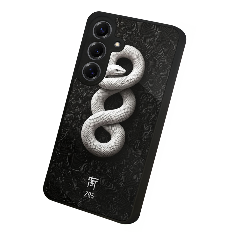 Samsung Galaxy S25 Uyumlu Yılan Tasarımlı Glossy Premium Kılıf