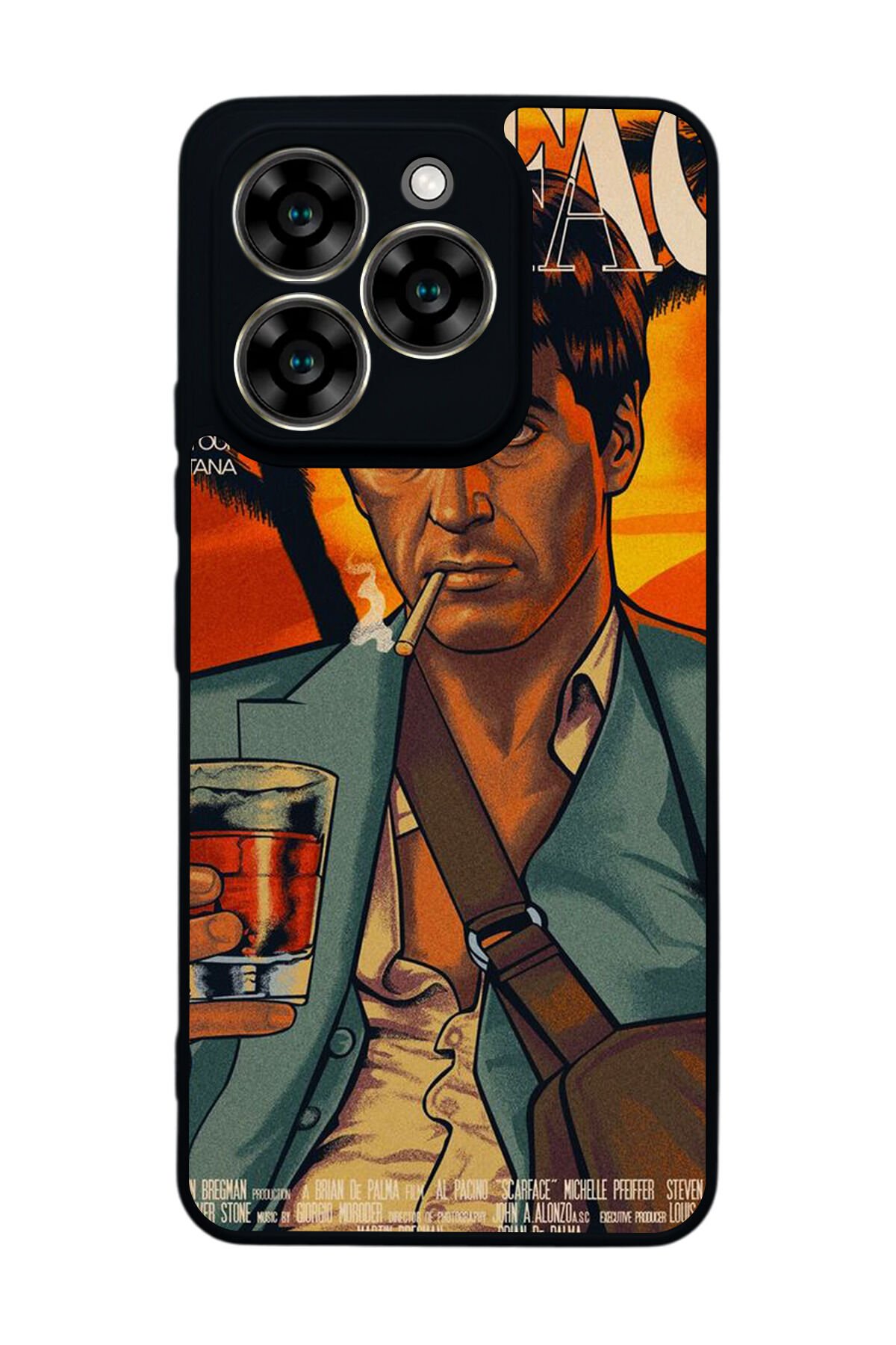 Reeder S919 Uyumlu Scarface Tasarımlı Glossy Premium Kılıf