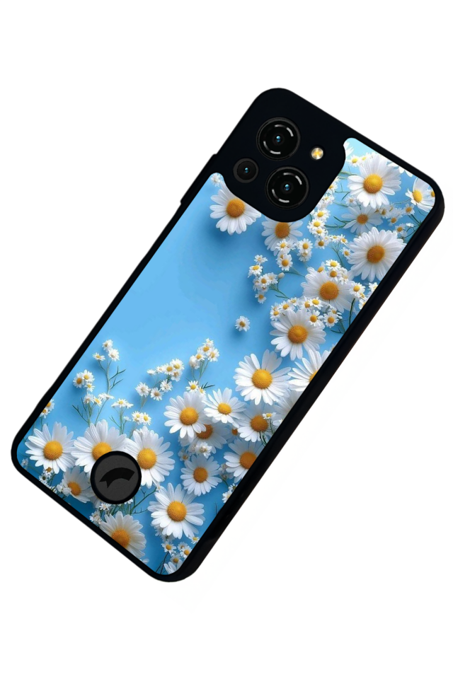 Reeder S23 Pro Max Uyumlu Cicek Tasarımlı Glossy Premium Kılıf