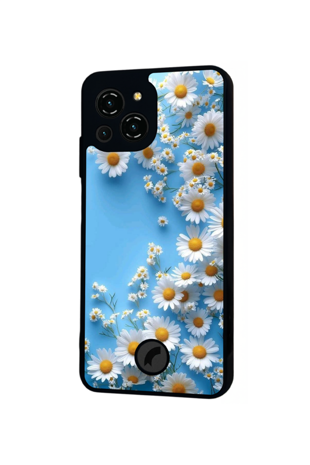 Reeder S23 Pro Max Uyumlu Cicek Tasarımlı Glossy Premium Kılıf