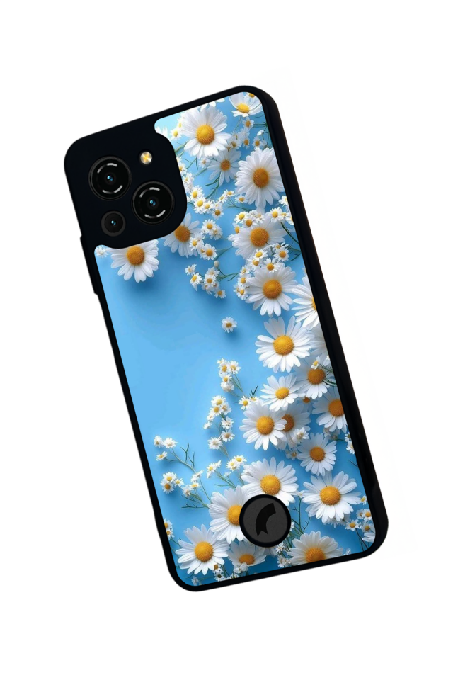 Reeder S23 Pro Max Uyumlu Cicek Tasarımlı Glossy Premium Kılıf