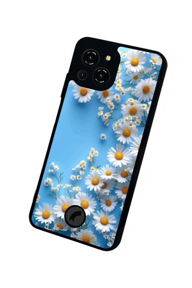 Reeder S23 Pro Max Uyumlu Cicek Tasarımlı Glossy Premium Kılıf